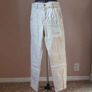 Sezane Women's Cream Wide Leg Pants